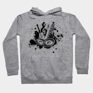 Music is life music lovers tshirt Hoodie